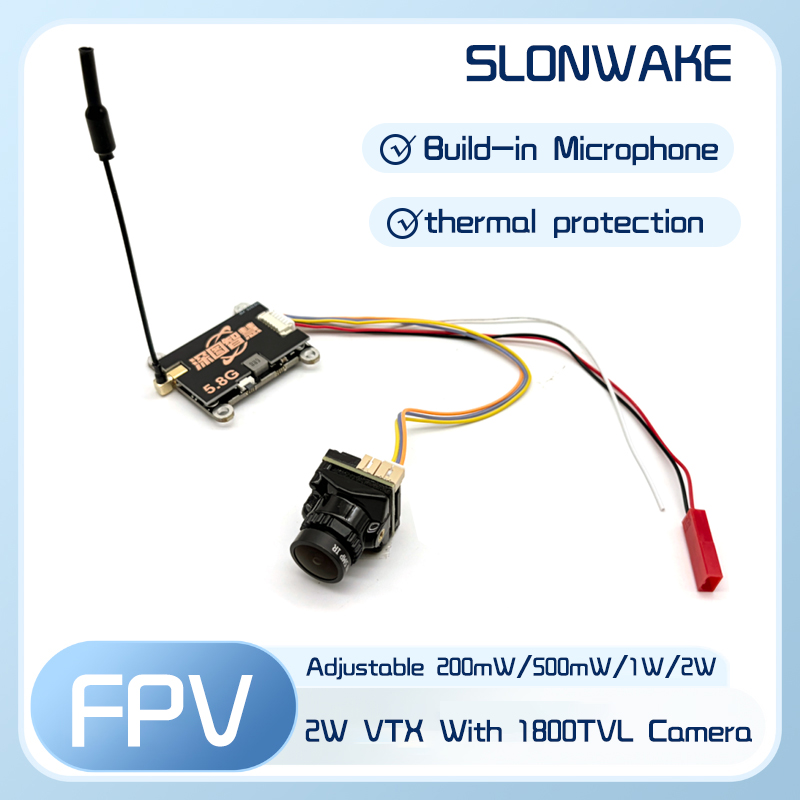Fpv Camera - SLONWAKE 5.8G 56CH 2W zender VTX