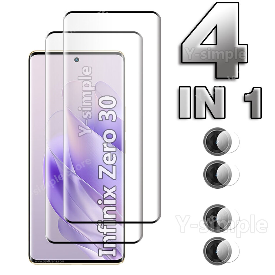 Hd Zero Camera - 4-in-1 3D glas voor Infinix Zero