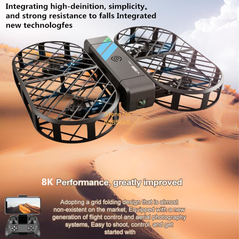Brushed Drone Motor - 8K HD-camera 360° ° Bescherming Optische