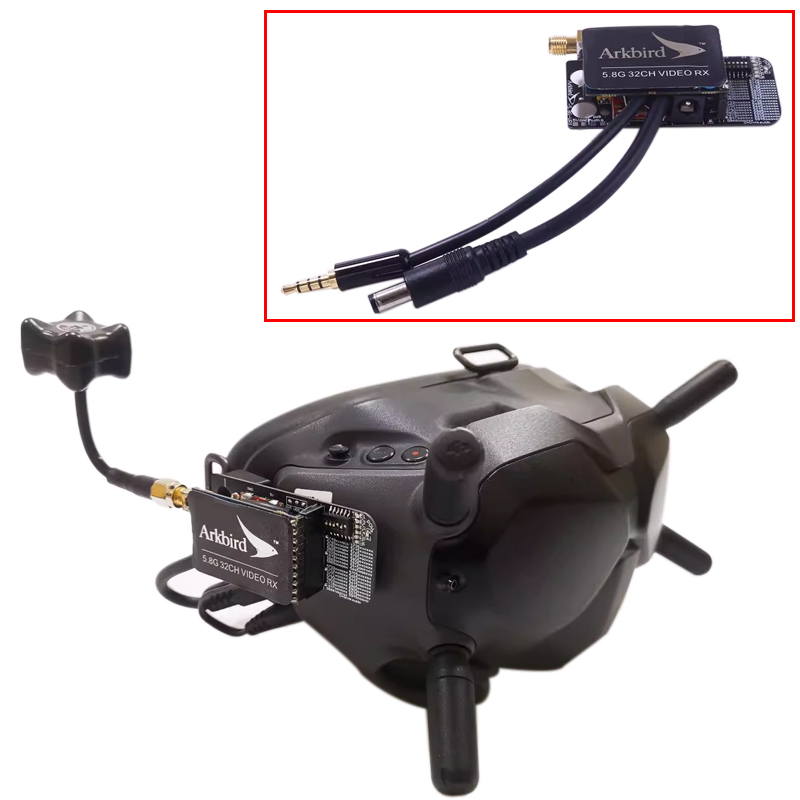 Drone Goggles Dji - 1 Stuks 7.4-17.6S Arkbird Videobril Hd