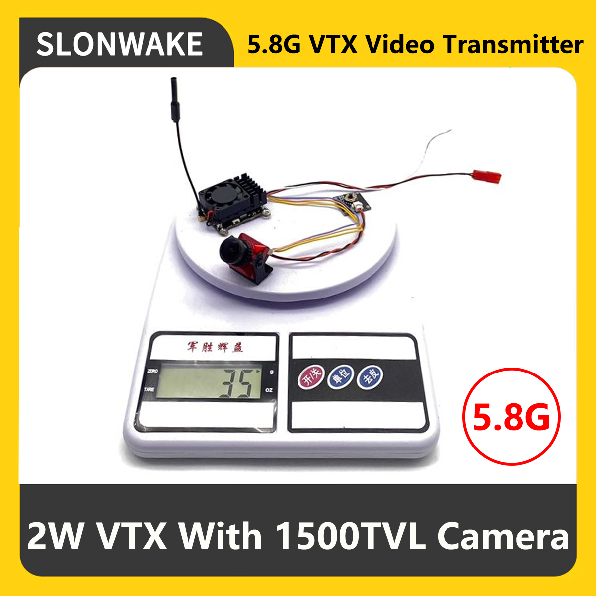 Fpv Camera - SLONWAKE 5.8G 2000mW FPV VTX Zender