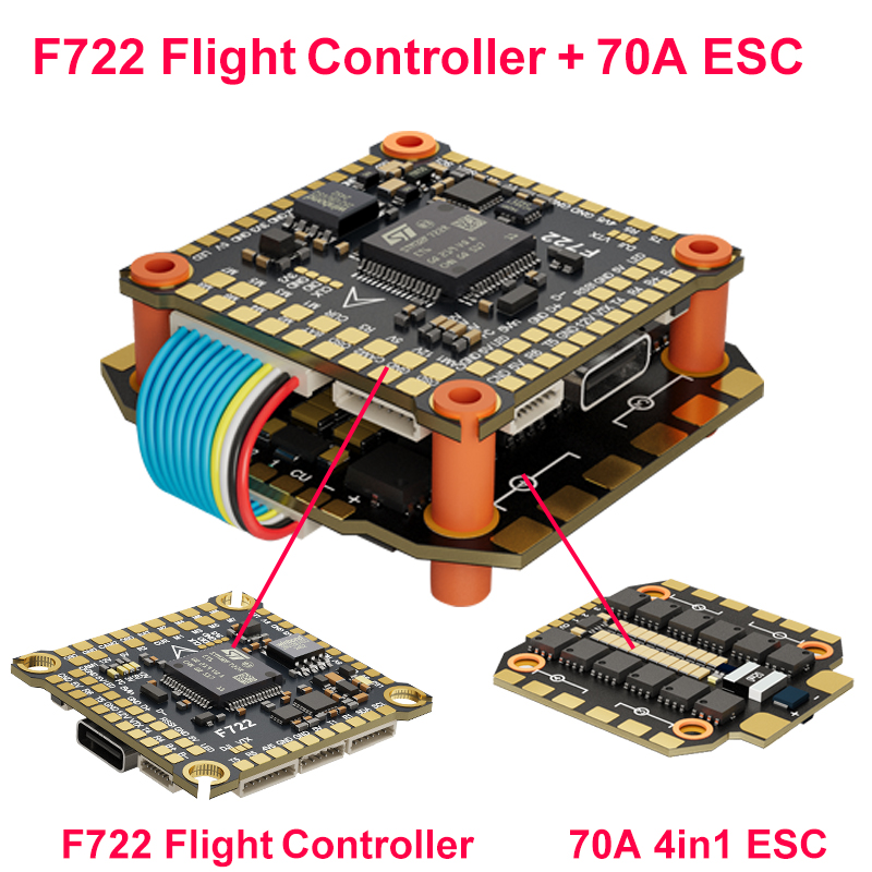 Drone Esc - DAKEFPV F722 60A Stack ICM42688P F722