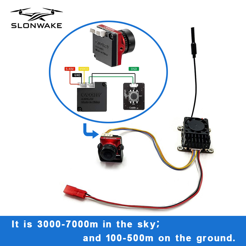 Fpv Camera - Lange afstand 5.8Ghz 2W FPV draadloze