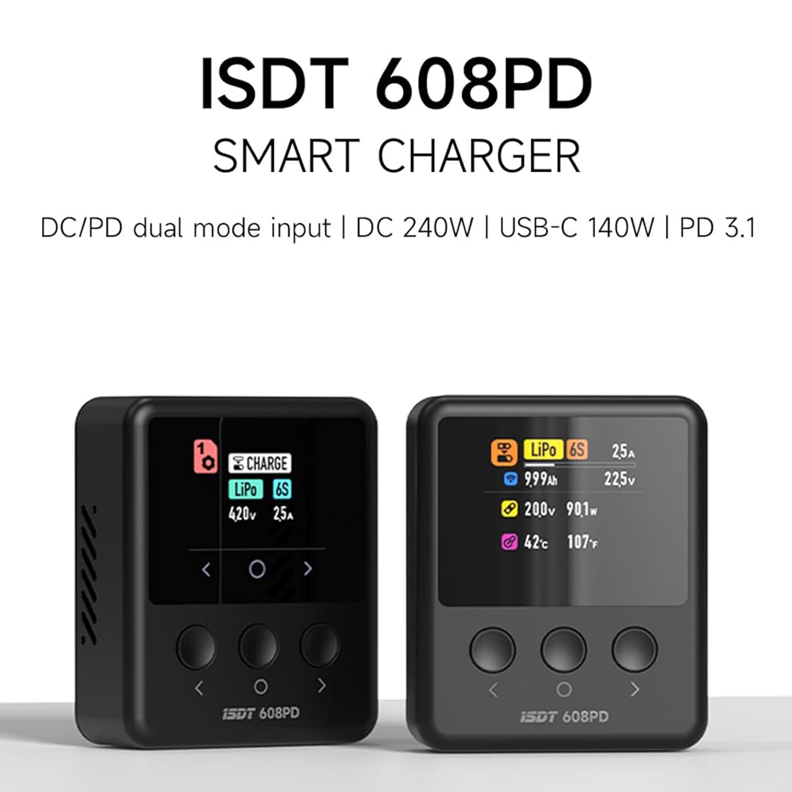 Lipo Battery 6S - ISDT 608PD Smart Balance Charger Discharger