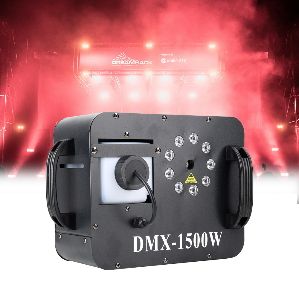 Smoke Stopper - 1500W Fog Rookmachine RGB 9X3W LED