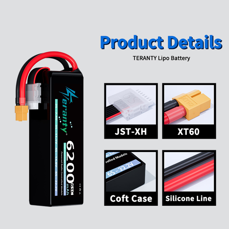TERANTY 6S 6200mAh Lipo Batter - Lipo Battery 6S recensie en prijs