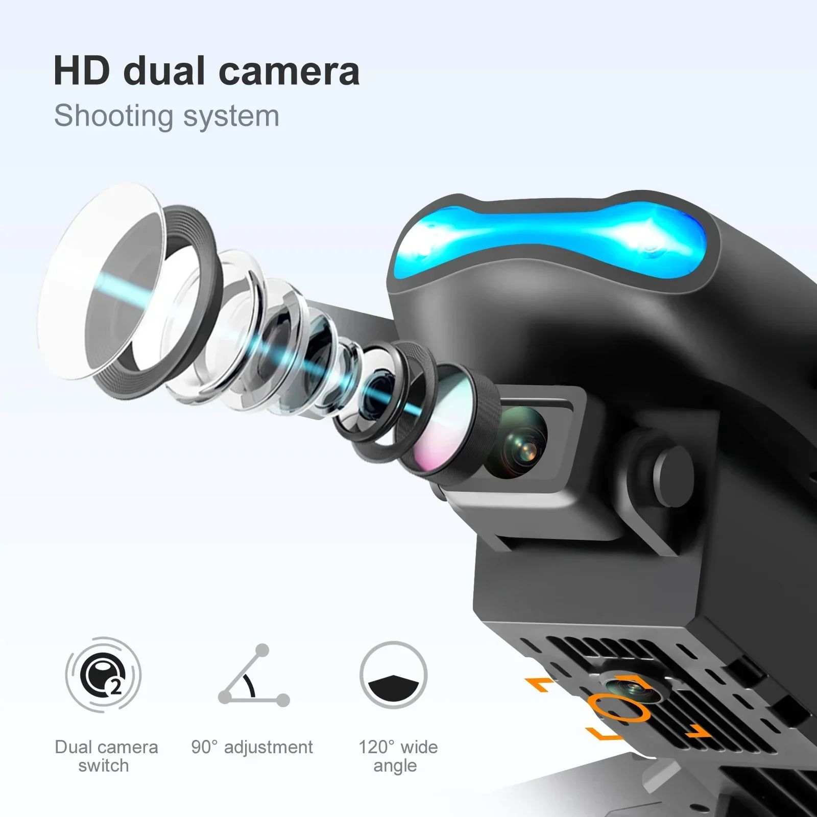 Nieuwe E99 Pro HD 4K Drone Dua - Brushed Drone Motor recensie en prijs
