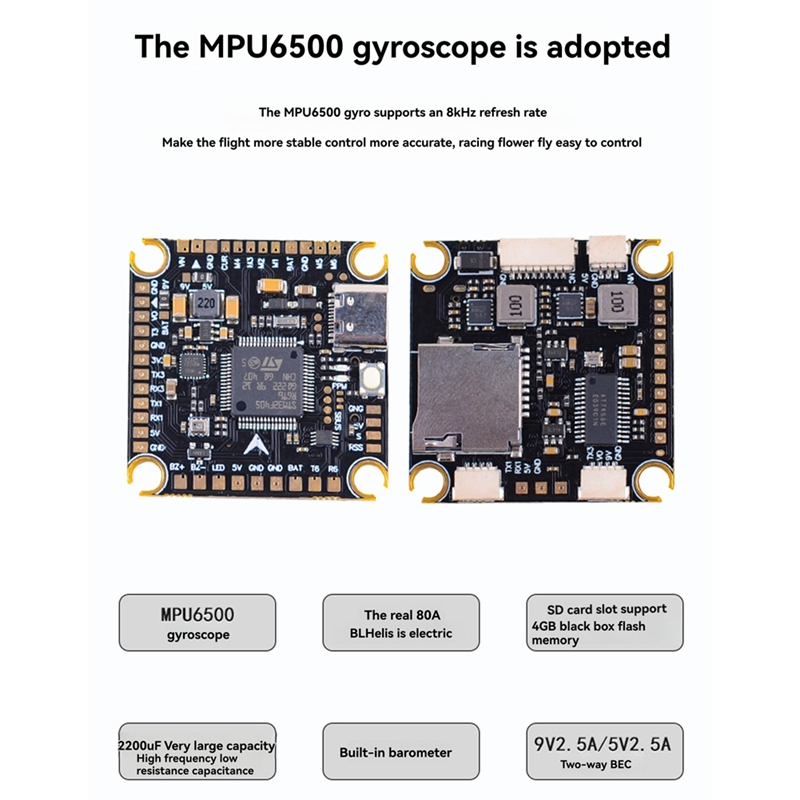 80A+F405/F722 STACK voor 13 in - Drone Esc recensie en prijs