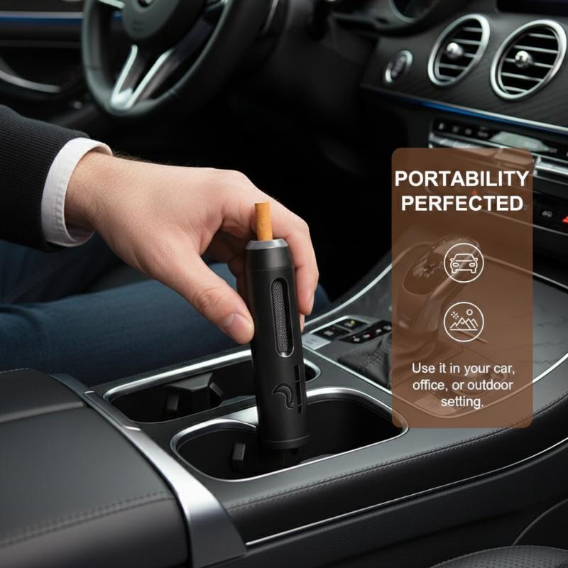 Draagbare auto-asbak, valbeste - Smoke Stopper recensie en prijs
