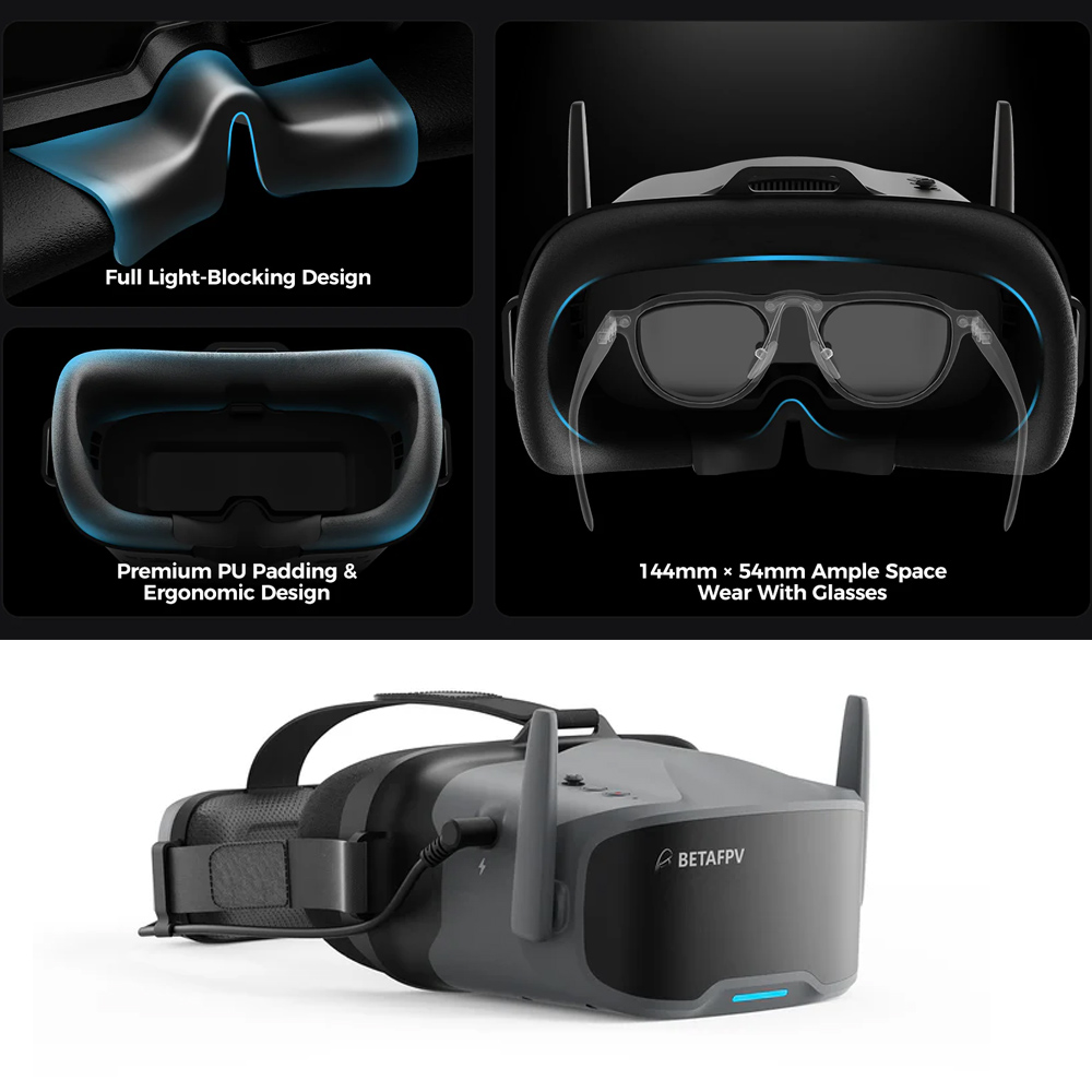BETAFPV VR04 FPV-bril HD Pro / - Goggles Fpv recensie en prijs