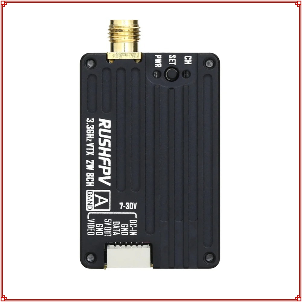 2026 Nieuwe RUSHFPV 3.3G 2W VT - Rc Transmitter recensie en prijs
