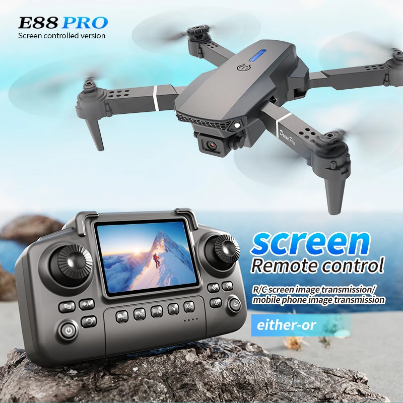 Professionele E88 PRO Drone me - Brushed Drone Motor recensie en prijs