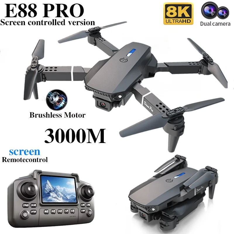 Professionele E88 PRO Drone me - Brushed Drone Motor recensie en prijs