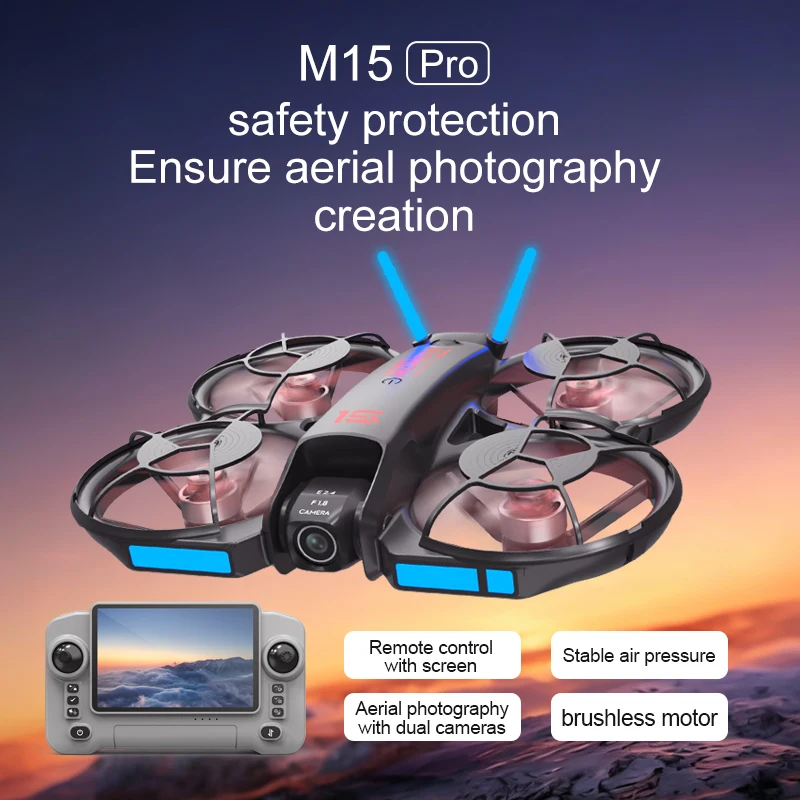 2026 Nieuwe M15 FPV Drone met  - Brushed Drone Motor recensie en prijs