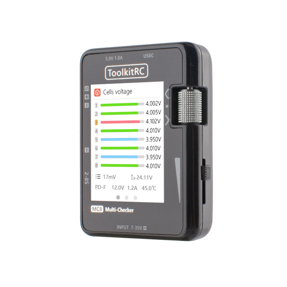 ToolkitRC MC8 SC100 Mini Cell  - Smoke Stopper recensie en prijs