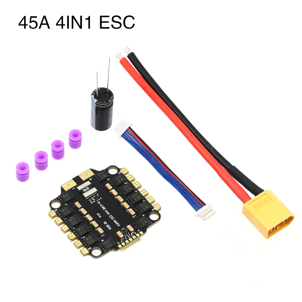 UAngel 4IN1 45A 60A ESC BLHELI - Lipo Battery 6S recensie en prijs