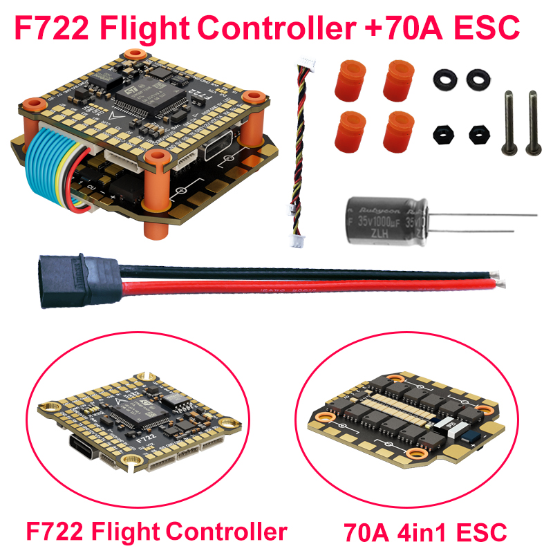 DAKEFPV F722 60A Stack ICM4268 - Drone Esc recensie en prijs