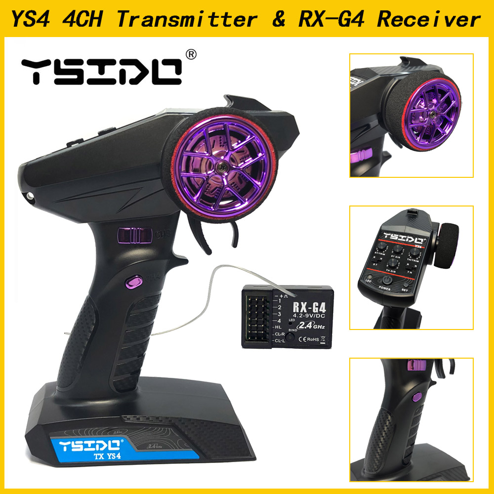 YSIDO YS4 2.4GHz 4CH Radio Sys - Radio Transmitter 2.4Ghz recensie en prijs