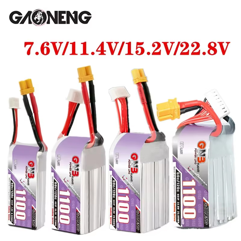 GNB 1100mAh 2S 3S 4S 6S 60C/12 - Lipo Battery 6S recensie en prijs