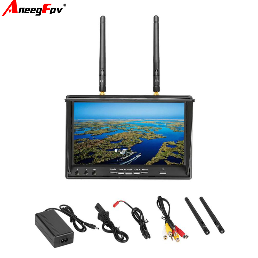 LCD5802D LCD5802S 7 inch 5.8G  - Goggles Fpv recensie en prijs