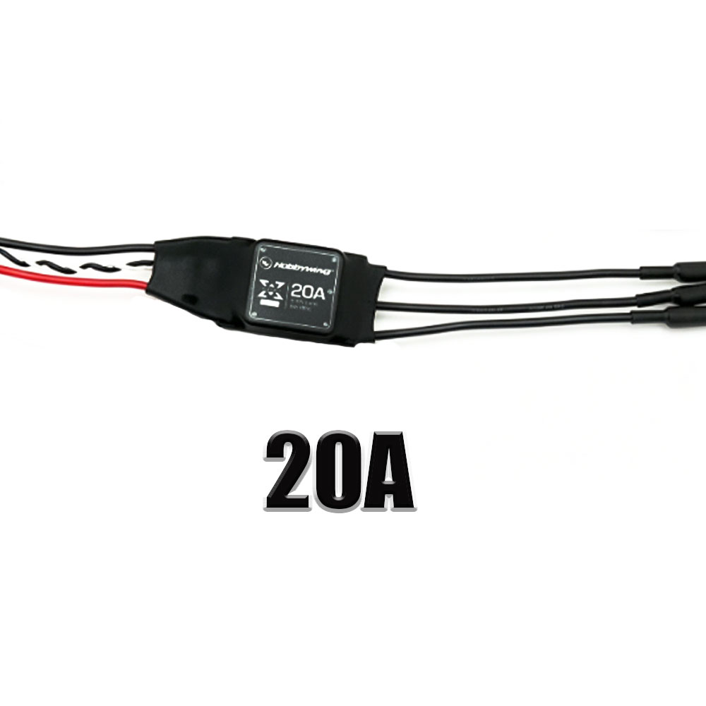 XRotor Hobbywing 20A 40A borst - Lipo Battery 6S recensie en prijs