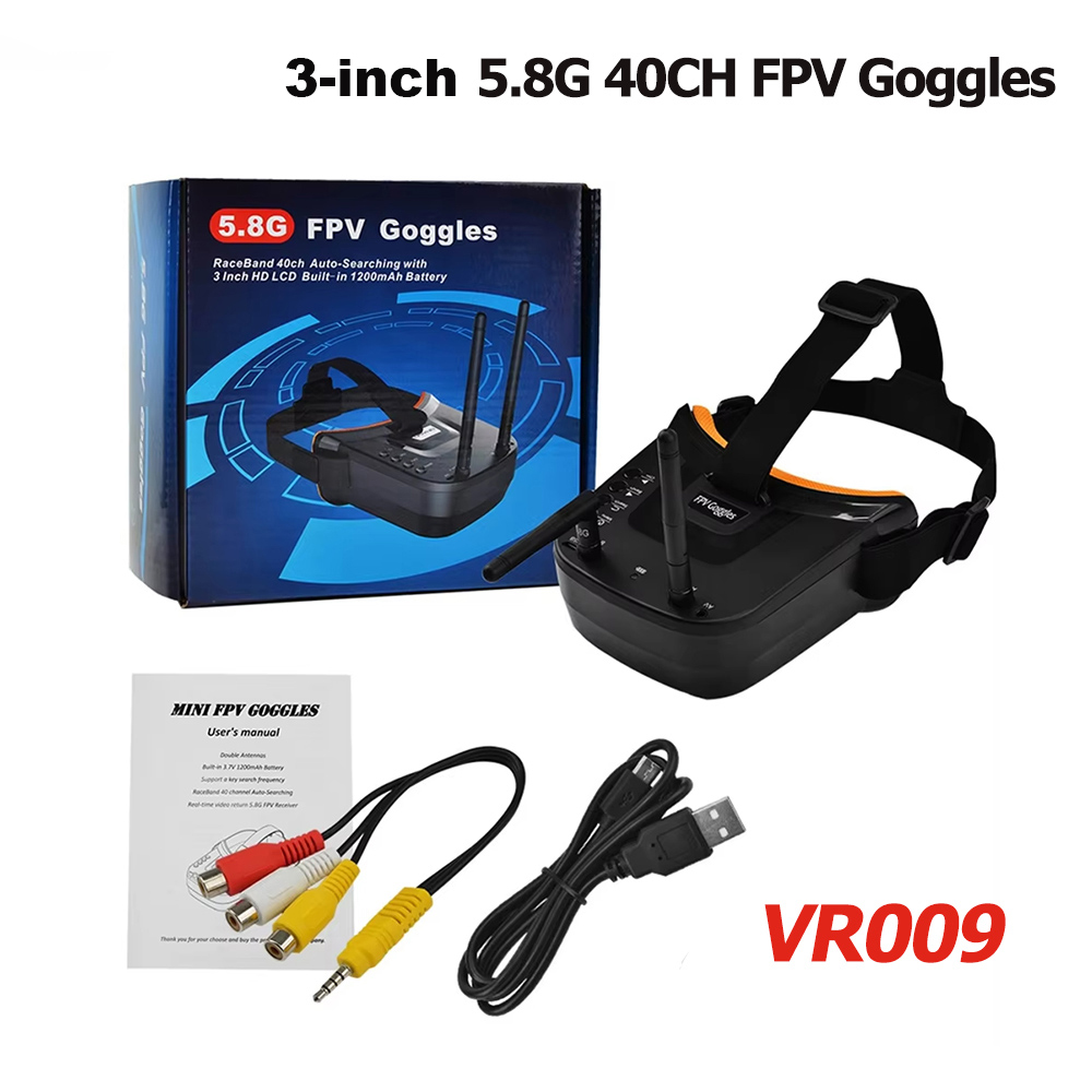 VR009 FPV-videobril 3 inch 480 - Goggles Fpv recensie en prijs
