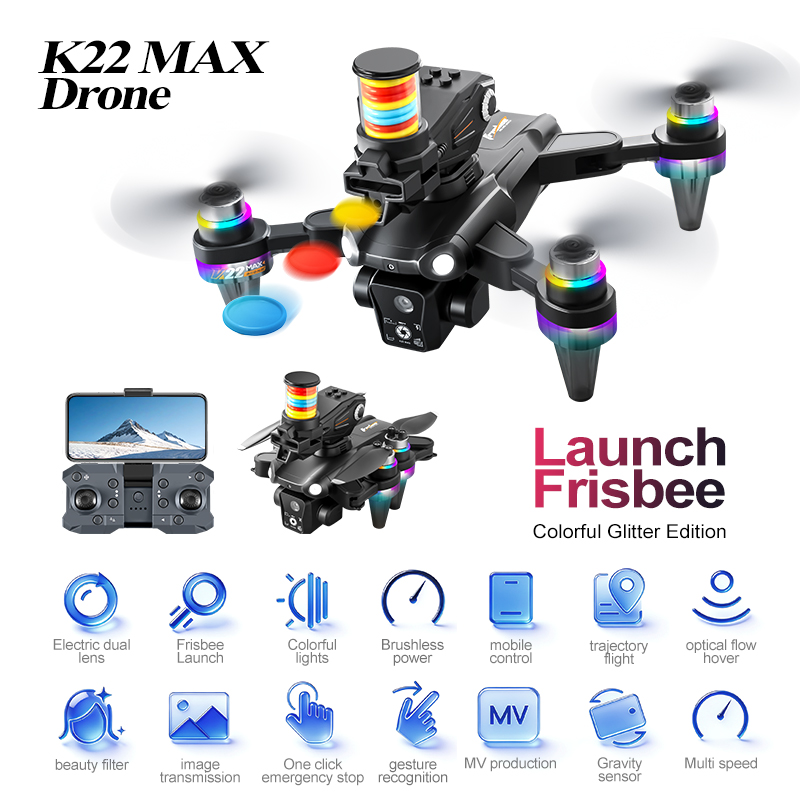 JCMO K22 MAX Frisbee Launch Dr - Brushed Drone Motor recensie en prijs